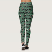 Italiaanse Leggings met kerstmis in Greyhound Lula (Achterkant)