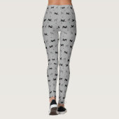 Italiaanse Leggings op Greyhound met Blue Iggys (Achterkant)