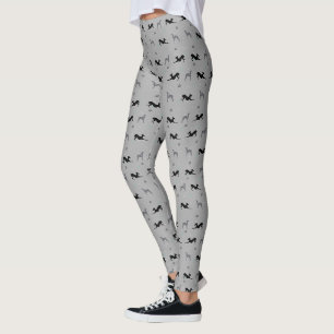 Italiaanse Leggings op Greyhound met Blue Iggys