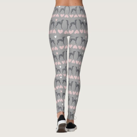 Italiaanse Leggings van de Greyhound Lularoe Dog C (Achterkant)