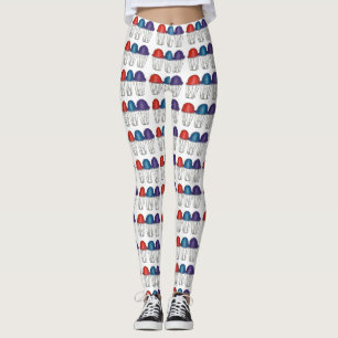 Italiaanse Leggings voor voedselhulp met scheuren