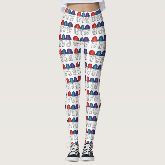 Italiaanse Leggings voor voedselhulp met scheuren (Voorkant)