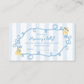 Italiaanse Lemon Blue Bows Hoe groot is de buik va Informatiekaartje (Voorkant)