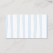 Italiaanse Lemon Blue Bows Luier Raffle Informatiekaartje (Achterkant)