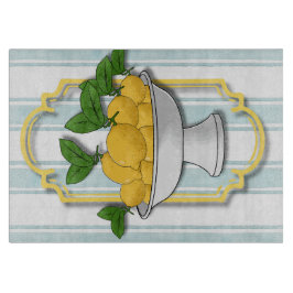Italiaanse Lemon Bowl Keuken Print | kust Snijplank