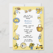 Italiaanse Lemon Coastal Summer Bachelorette Party Kaart (Voorkant)