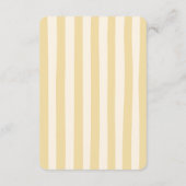 Italiaanse Lemon Doodle Hand getrokken Display Dou Informatiekaartje (Achterkant)