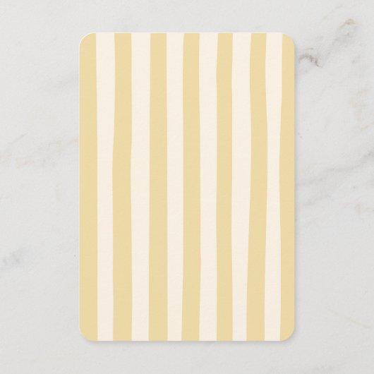 Italiaanse Lemon Doodle Hand getrokken Display Dou Informatiekaartje (Achterkant)