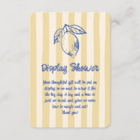 Italiaanse Lemon Doodle Hand getrokken Display Dou