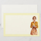Italiaanse Lente Clipart Briefpapier (Voorkant / Achterkant)