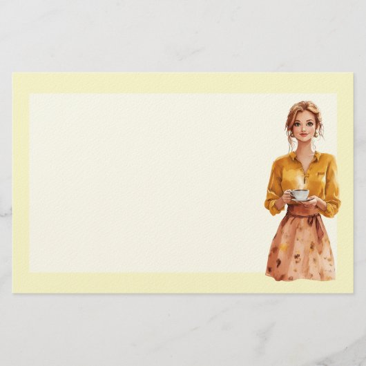 Italiaanse Lente Clipart Briefpapier (Voorkant)