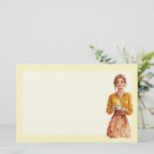 Italiaanse Lente Clipart Briefpapier (Staand voorkant)