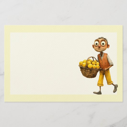 Italiaanse Lente Clipart Briefpapier (Voorkant)