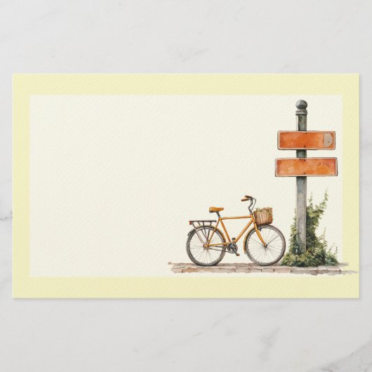 Italiaanse Lente Clipart Briefpapier (Voorkant)