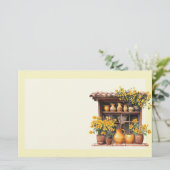 Italiaanse Lente ClipArt Briefpapier (Staand voorkant)
