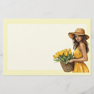 Italiaanse Lente Clipart Briefpapier