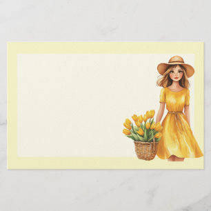 Italiaanse Lente Clipart Briefpapier