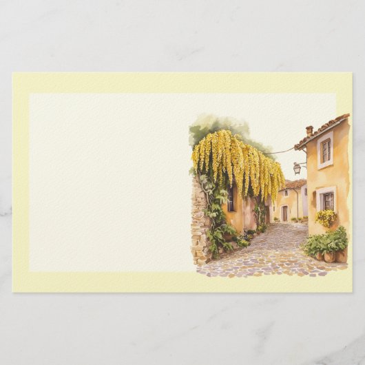 Italiaanse Lente Clipart Briefpapier (Voorkant)