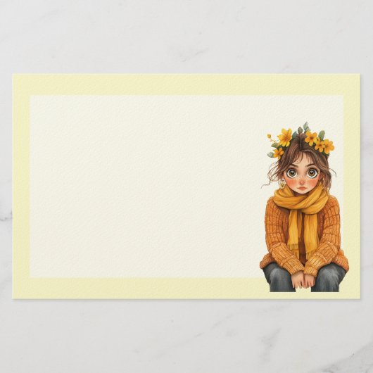 Italiaanse Lente Clipart Briefpapier (Voorkant)