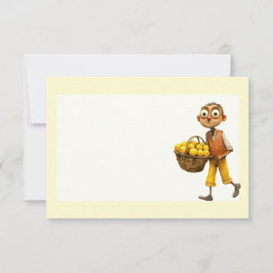 Italiaanse Lente Clipart Notitiekaartje