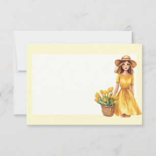 Italiaanse Lente Clipart Notitiekaartje