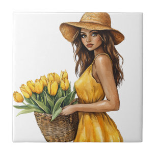 Italiaanse Lente Clipart Tegeltje