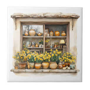 Italiaanse Lente Clipart Tegeltje