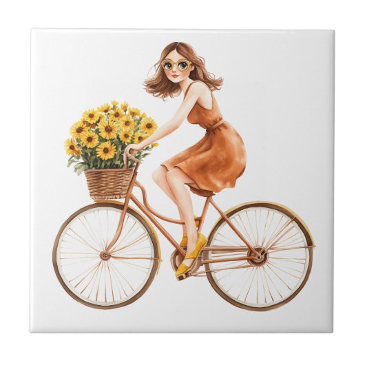 Italiaanse Lente Clipart Tegeltje (Voorkant)