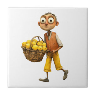 Italiaanse Lente Clipart Tegeltje