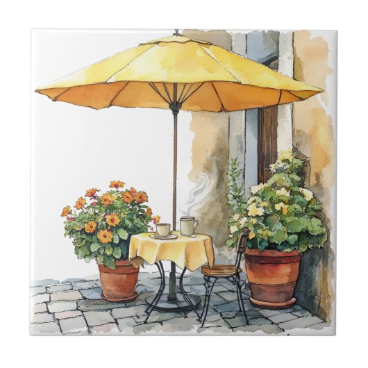Italiaanse Lente Clipart Tegeltje (Voorkant)