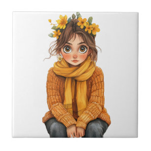 Italiaanse Lente Clipart Tegeltje