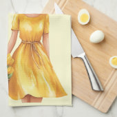 Italiaanse Lente Clipart Theedoek (Quarter Fold)