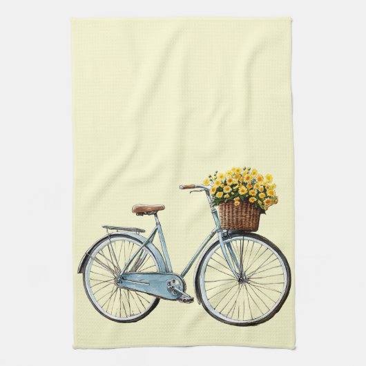 Italiaanse Lente Clipart Theedoek (Verticaal)