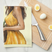 Italiaanse Lente ClipArt Theedoek (Quarter Fold)