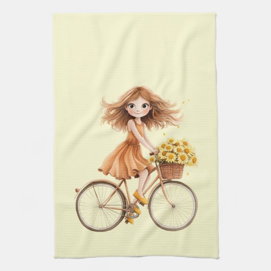 Italiaanse Lente Clipart Theedoek (Verticaal)