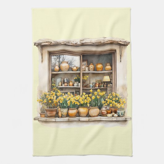 Italiaanse Lente Clipart Theedoek (Verticaal)