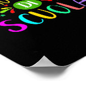 Italiaanse leraar blij eerste schooldag terug naar poster (Hoek)