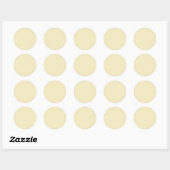 Italiaanse leren bank ronde sticker (Vel)
