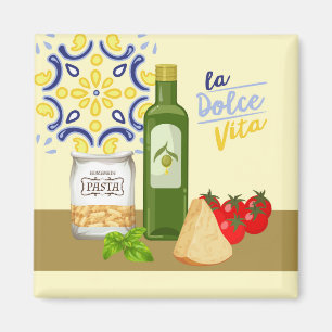 Italiaanse levensmarkt magneet