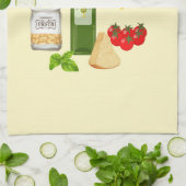 Italiaanse levensmarkt theedoek (Gevouwen)