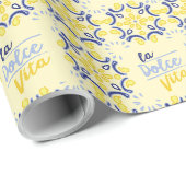 Italiaanse Levenssfeer Cadeaupapier (Rol Hoek)