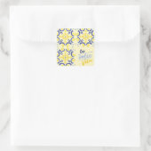 Italiaanse Levenssfeer Vierkante Sticker (Tas)