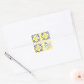 Italiaanse Levenssfeer Vierkante Sticker (Envelop)