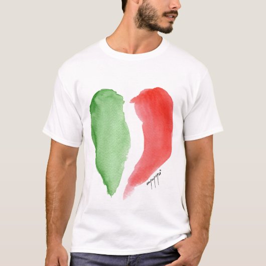 Italiaanse liefde t-shirt (Voorkant)