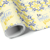 Italiaanse Life Vibe Cadeaupapier (Rol Hoek)