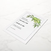 Italiaanse limoenen en citrus bruiloft uitnodiging (Gedraaid)