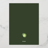 Italiaanse limoenen en citrus bruiloft uitnodiging (Achterkant)