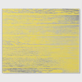 Italiaanse limonade geel grijs zilver hout shabby cadeaupapier (Vlak)