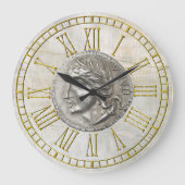  Italiaanse lire op gips Grote Klok (Voorkant)