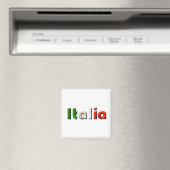 Italiaanse logo voor Italianen en Italiaanse liefh Magneet (Insitu (Vaatwasser))